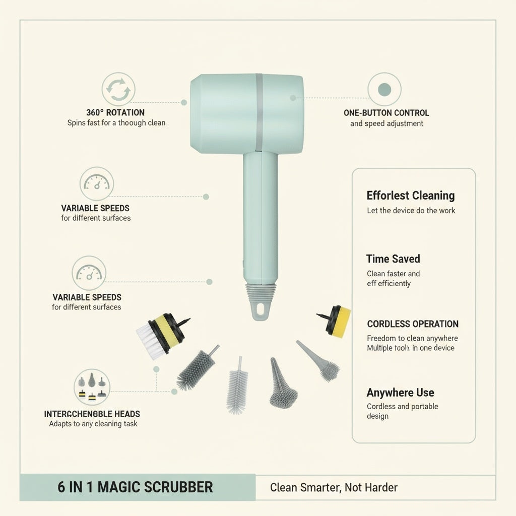 6 IN 1 MAGIC SCRUBBER