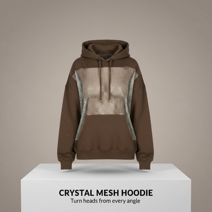 CRYSTAL MESH HOODIE