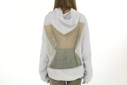 CRYSTAL MESH HOODIE