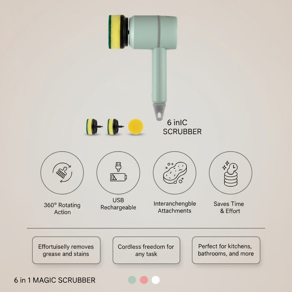 6 IN 1 MAGIC SCRUBBER