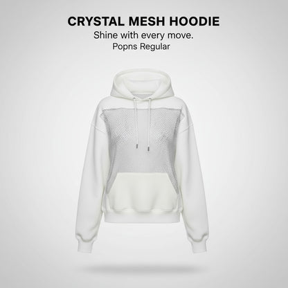 CRYSTAL MESH HOODIE